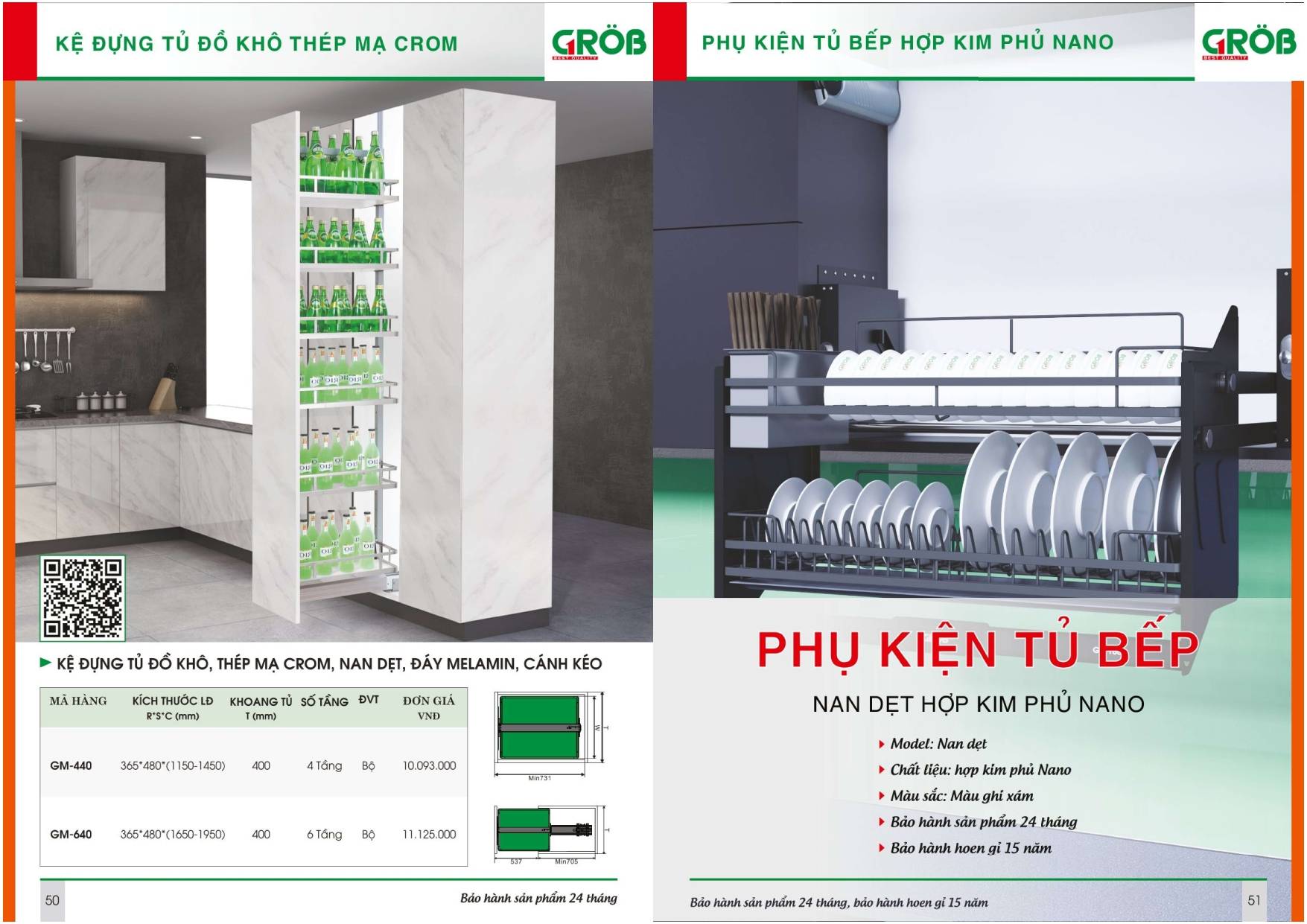 Thiết bị nhà bếp GROB Catalogue và Bảng giá mới nhất /Page 25